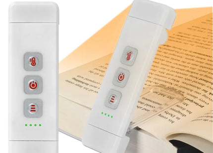 Clip-on Bookmark Book Light With Timer USB Rechargeable