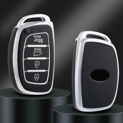 3 4 Button TPU Car Smart Key Case Cover