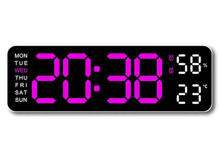 USB Powered Large Digital Wall Clock 9 Inch
