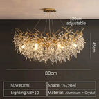 Round 80cm / Gold / Warm light