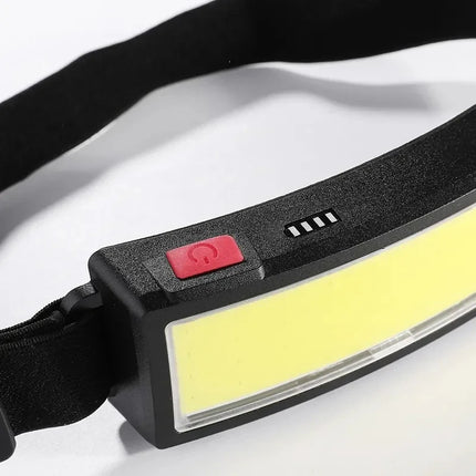 Powerful COB LED Headlamp Type-c Rechargeable Head Flashlight