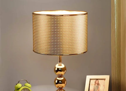 Modern Table Lamp Living Room Silver Gold