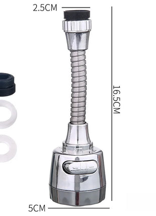 1080° Universal Rotation Faucet Extender Sprayer Head Two-mode Multi-function Faucet Robotic Arm Kitchen Bathroom Accessories