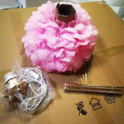 Modern Simple Feather LED Table Lamp