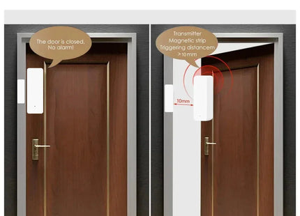 Wireless Door Detector Door Open / Closed Alarm System for Alexa Google