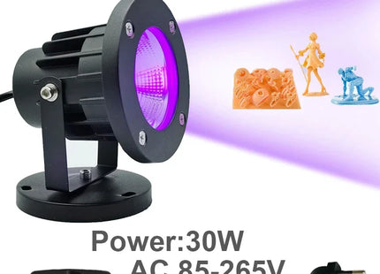 UV LED Lamp with 1.5m Switch Wire Plug for Ultraviolet Light