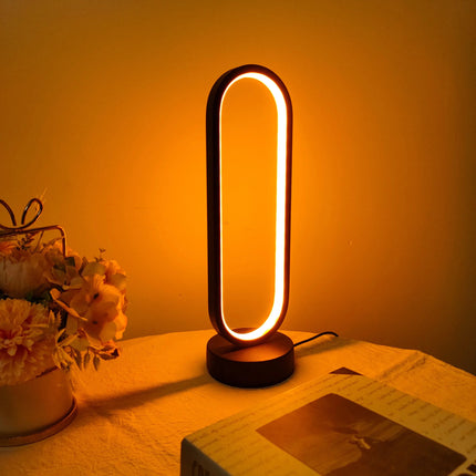 Table Ring Lamp bedroom Three-color Dimming