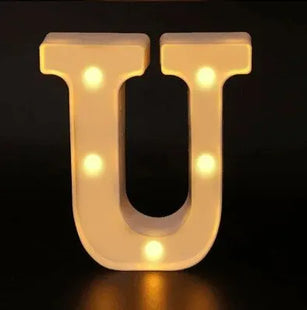 Alphabet LED Night Lights Number Letter Lamp