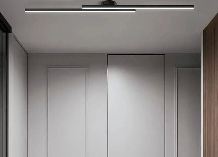 Long Aluminium LED Ceiling Light Modern Creative Design