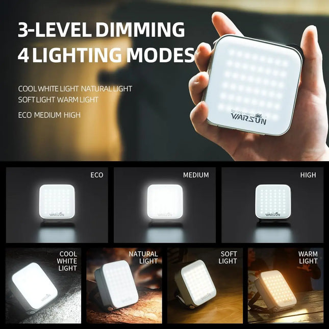 Camping Lights Waterproof IPX6 SMD Rechargeable
