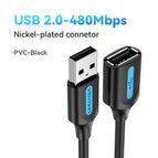 480Mbps-PVC Black / 0.5m / China Mainland