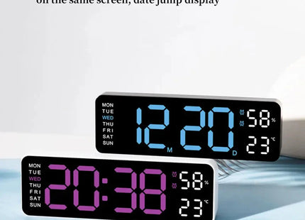 USB Powered Large Digital Wall Clock 9 Inch