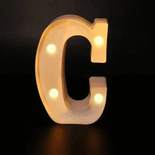 Alphabet LED Night Lights Number Letter Lamp
