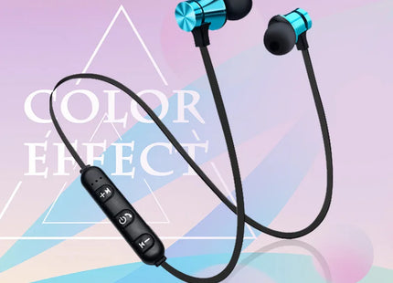 Magnetic Wireless Sports Neckband With Mic
