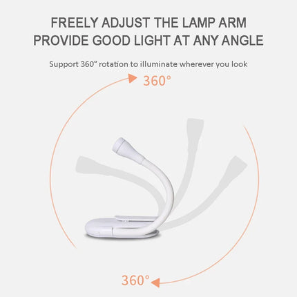 Portable LED Book Lights USB Rechargeable Eye Protection