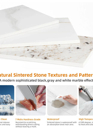 100CM Slim Narrow Hallway Console Table Real Marble Long Bar Table Metal Legs Industrial Stand 2 Color