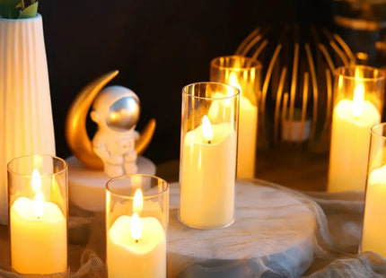 6Pcs Led Flameless Electric candles