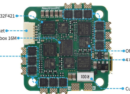 NeutronRC AT32F435 Mini AIO Flight Controller
