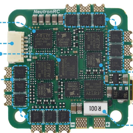 NeutronRC AT32F435 Mini AIO Flight Controller