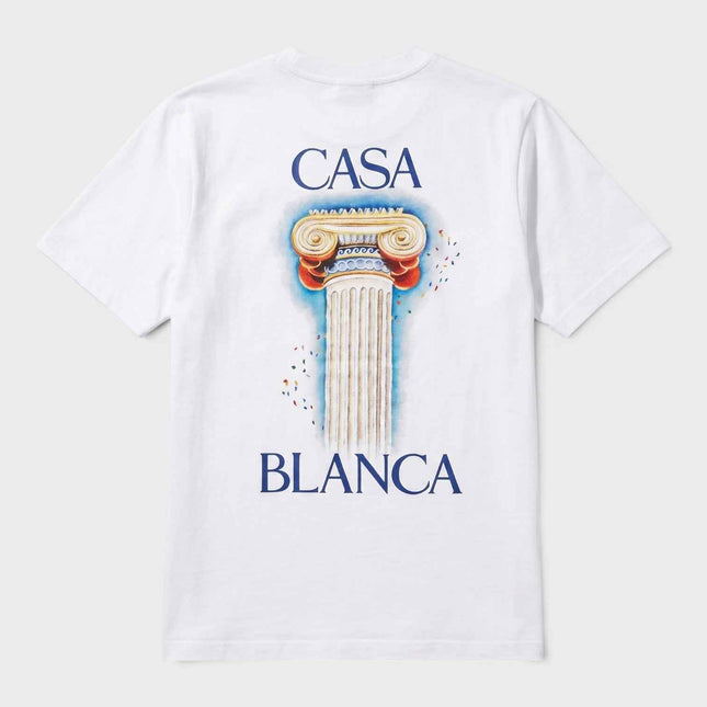 Printed T-Shirt La Colomne White