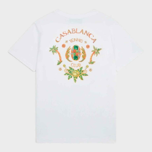 Joyaux D'Afrique Tennis Club Printed T-Shirt White