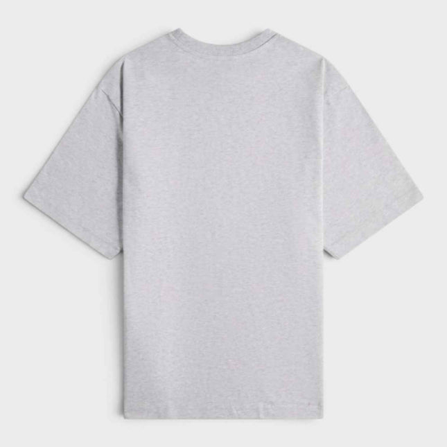 PVC Patch Oversized T-Shirt Grey