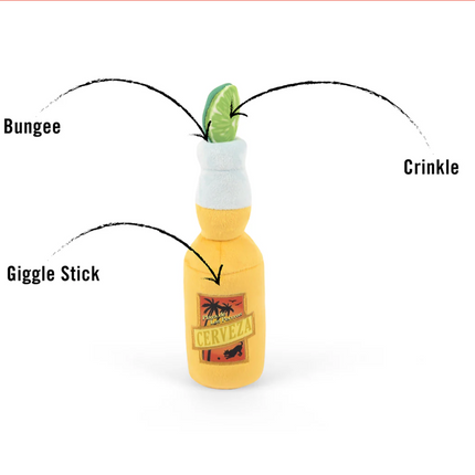 Canine Cerveza dog toy