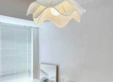Flowers Cloth Chandelier Home Decoration French Led Pendant Lights