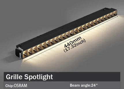Modern Embedded Flexible Linear Fixture LED Spotlight