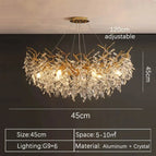 Round 45cm / Gold / Warm light
