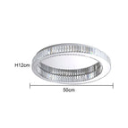 Dia50cm chrome / Remote dimmable