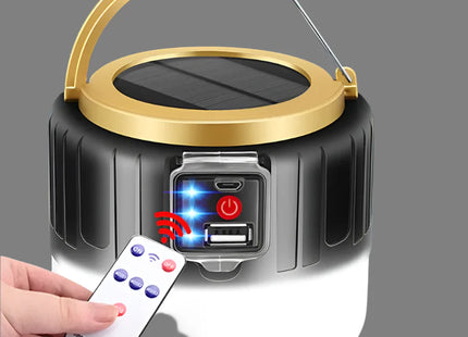 Outdoor Solar LED Camping Lights USB Rechargeable
