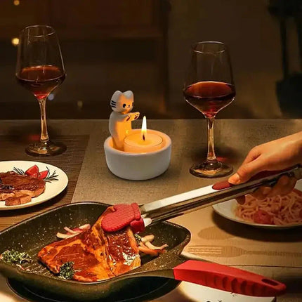 Cat Shaped Aromatherapy Candle Holder