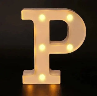 Alphabet LED Night Lights Number Letter Lamp