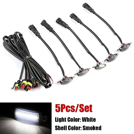 Universal LED Car Lights Front LED Grille Lights With Harness Eagle Eye Lamp