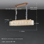 L 100cm / gold frame / Warm light