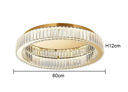 Modern Gold Crystal  Ceiling Chandelier  Led Indoor Lighting Decor