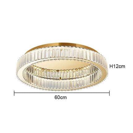 Modern Gold Crystal  Ceiling Chandelier  Led Indoor Lighting Decor