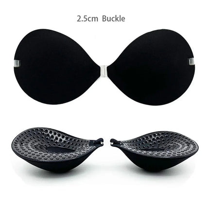 Thick Invisible Bra Thickened Chest Sticker Flat Chest Display Big Silicone Breast Sticker Bridal Wedding Dress 2.5CM/3.5CM/6CM