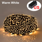 Warm White -US Plug / 10M 100LEDs