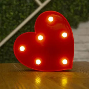 Alphabet LED Night Lights Number Letter Lamp