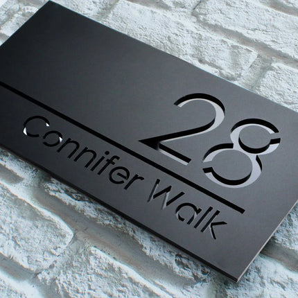 Customized Sign Outdoor House Numbers Plate