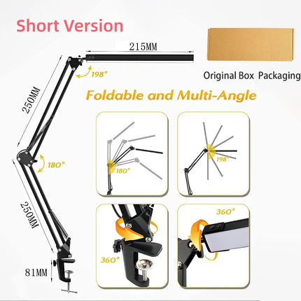 LED Desk Lamp with Clamp 10W