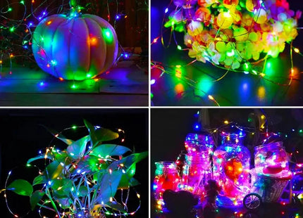 Outdoor Solar String Lights | Waterproof Garden Lights