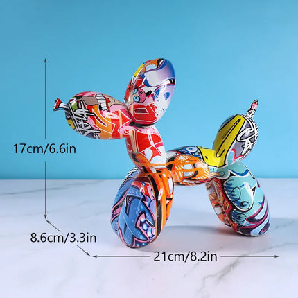 Nordic Balloon Dog Figurines