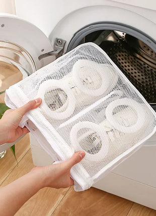 3pcs/set Mesh Laundry bag Washing Machine Shoes Bag Travel Storage bags Portable Anti-deformation Protective Clothes organizer