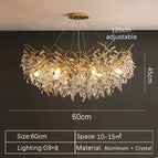 Round 60cm / Gold / Warm light
