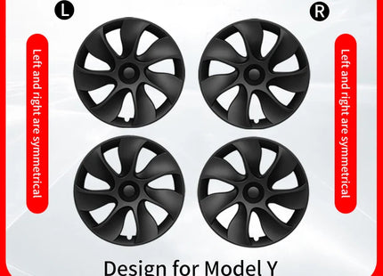 Hubcaps for Tesla Model Y 19 Inch Storm Style Wheel Cover