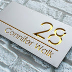 White gold / 15x28cm (6x11in)