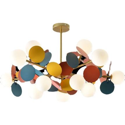 Modern Led Chandeliers Colourful Branch Lustre Luxury Ceiling Light